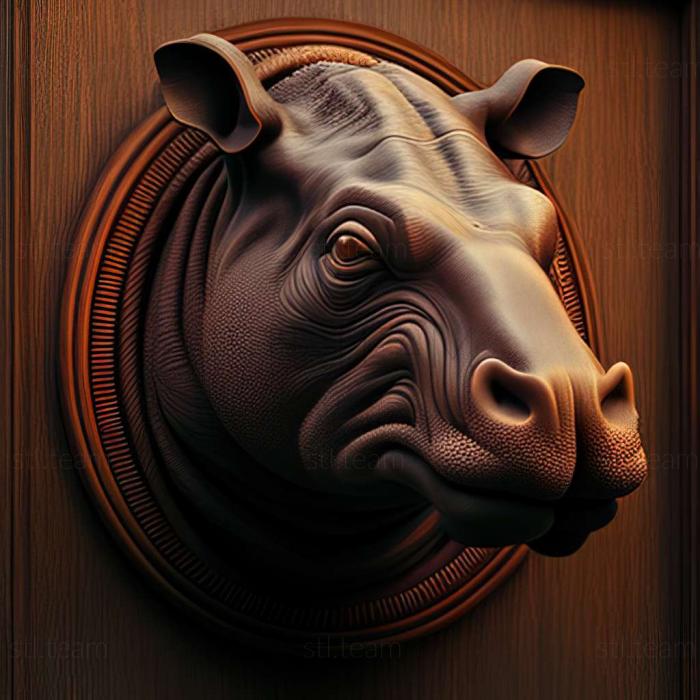 3D model hippo (STL)